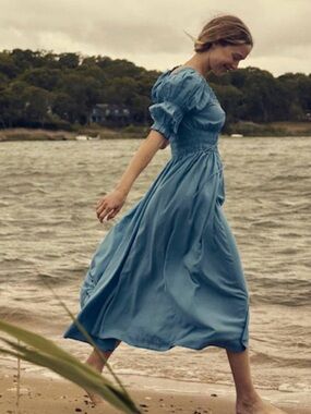 Doen Ischia Dress in Medallion Blue